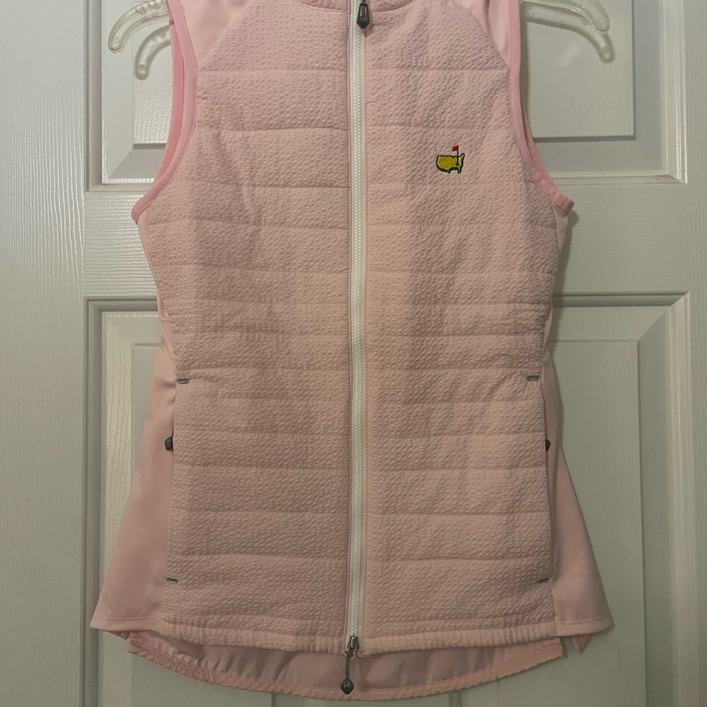 NWT Women's Pink Quilted Vest-Masters Magnolia Lane